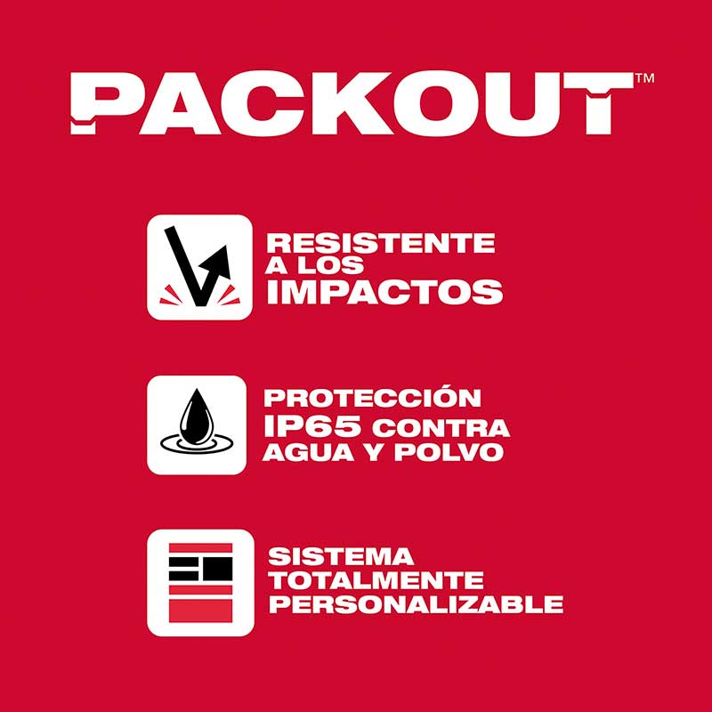PACKOUT ESTACION DE HERRAMIENTAS PARA PLACA DE PARED - Imagen 3