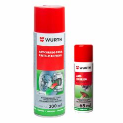 Antichirrido para frenos en aerosol Würth 65 ml