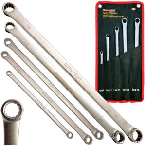 Juego de 5 llaves fijas largas Eurotech EU3807 (8 a 19 mm)