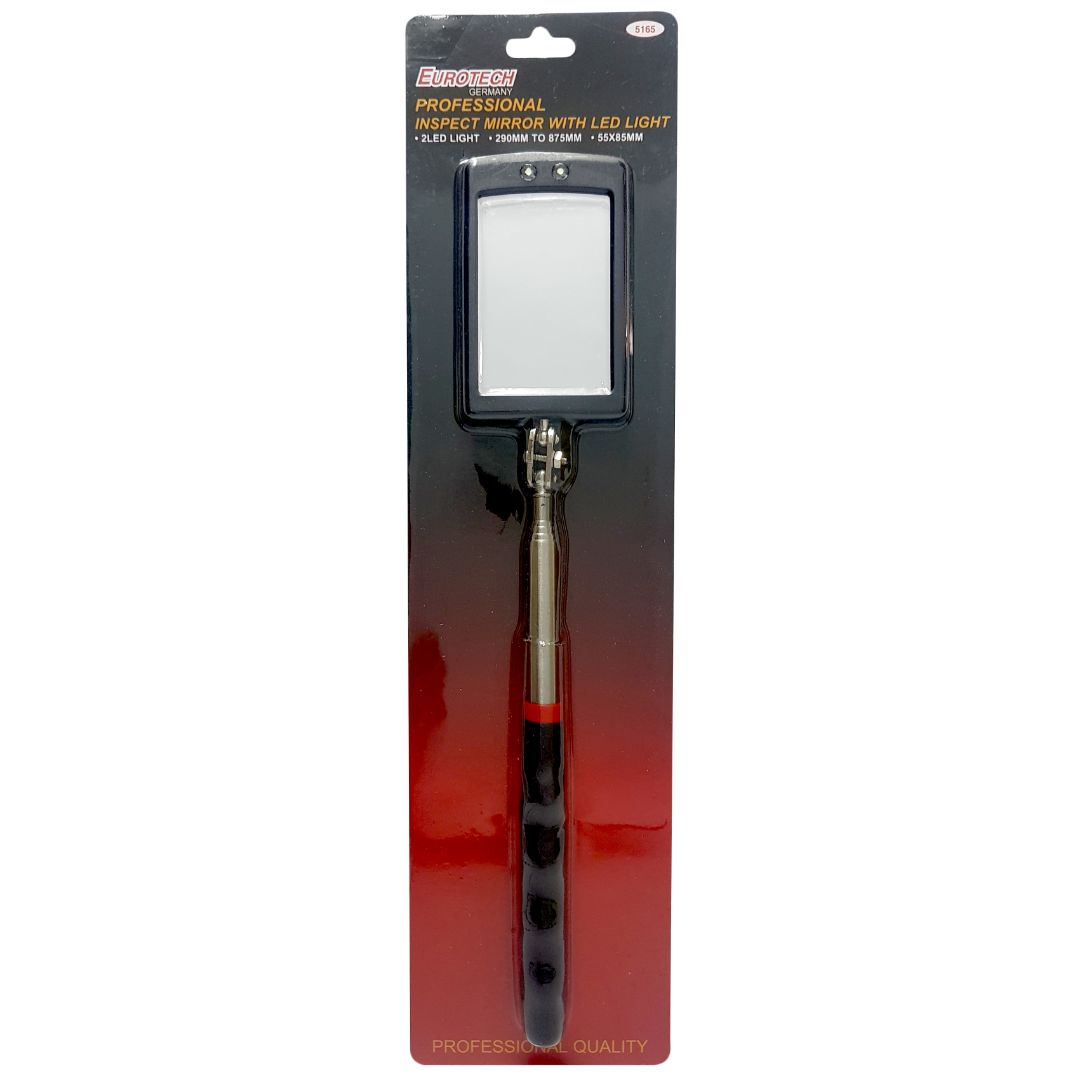 Espejo de inspección LED rectangular Eurotech EU5165