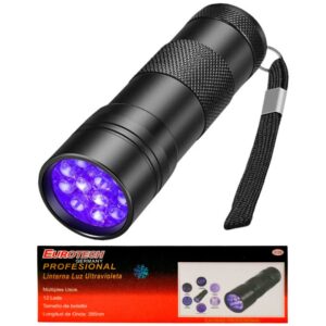 Linterna ultravioleta Eurotech 12 LED 395 nm