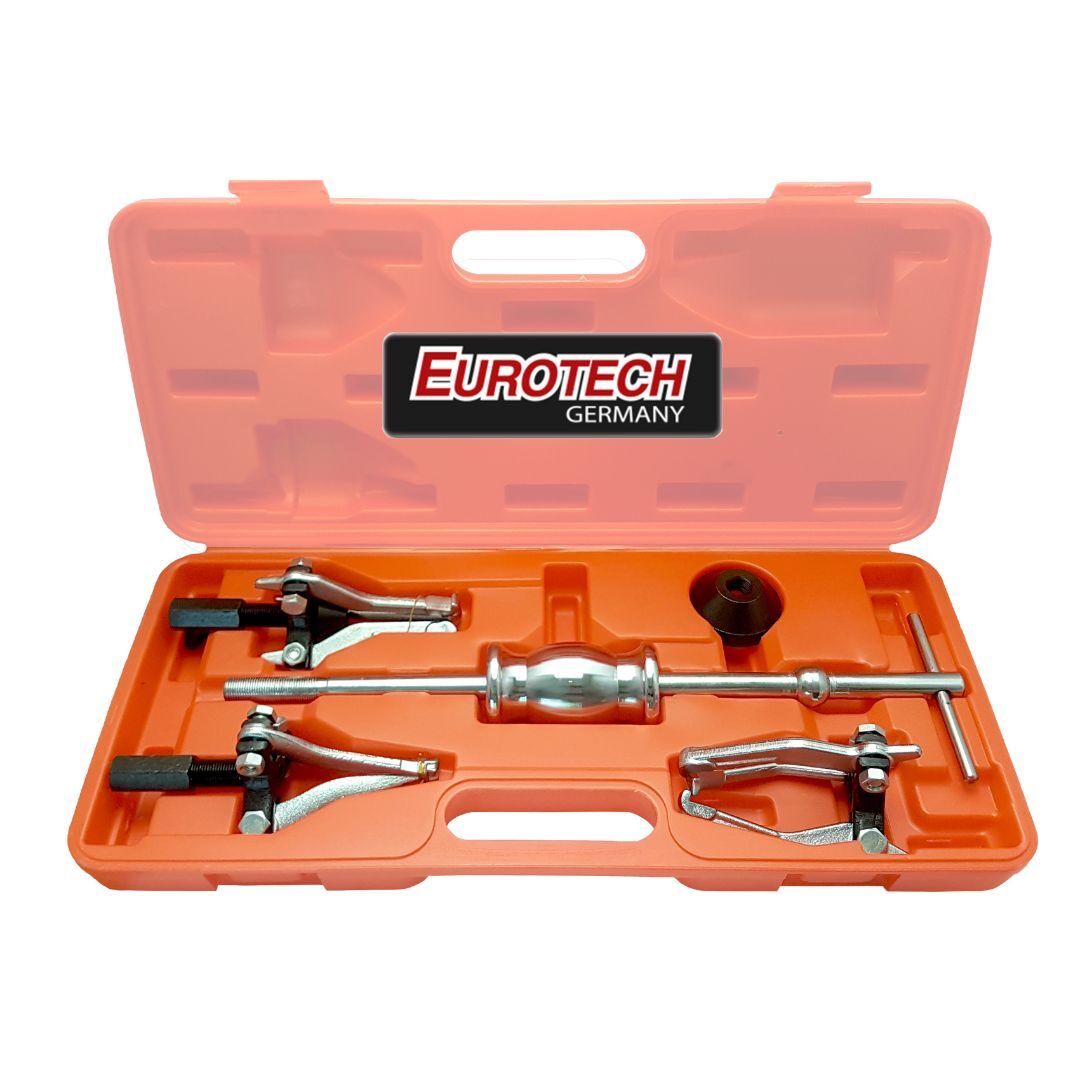 Extractor de rulemanes interno y externo 3 garras con martillo Eurotech EU6239