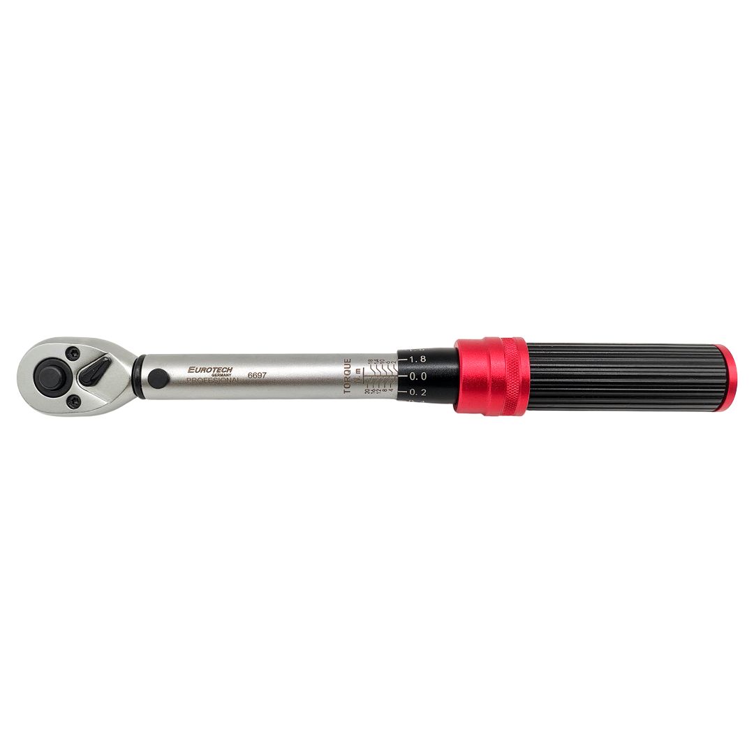 Torquímetro de zafe Eurotech profesional encastre 1/4" EU6697