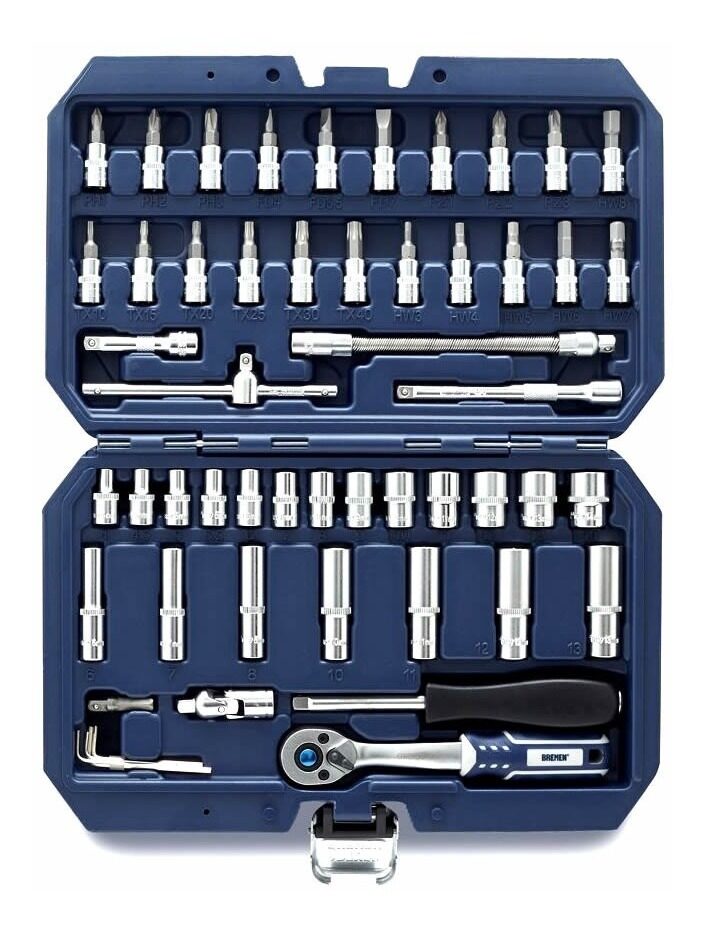 Juego de bocallaves Bremen encastre 1/4" 53 piezas 6728