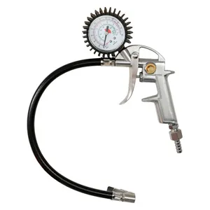 Pistola para inflar neumáticos con medidor