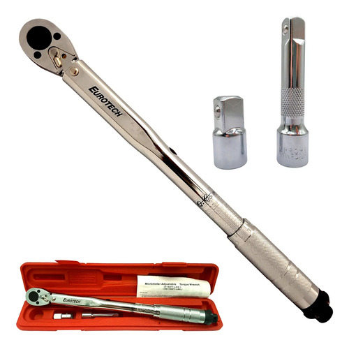 Torquímetro de safe Eurotech encastre 3/8" 19-110 Nm EU806