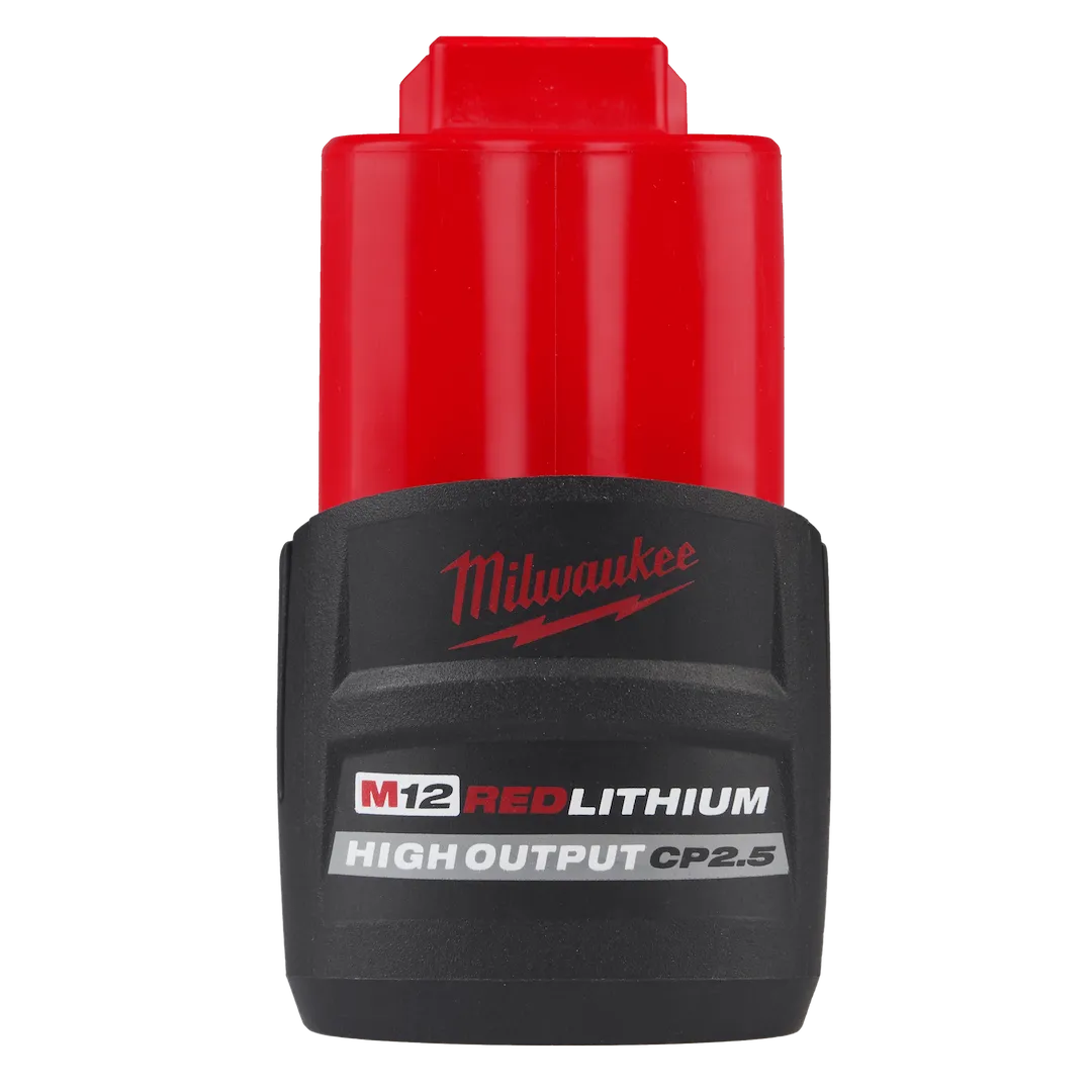 Batería Milwaukee M12 REDLITHIUM High Output 12V 2.5 Ah 48-11-2425