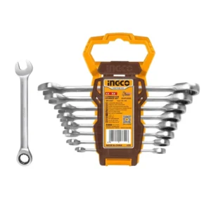 Set de llaves combinadas con criquet Ingco 8 piezas HKSPAR1082