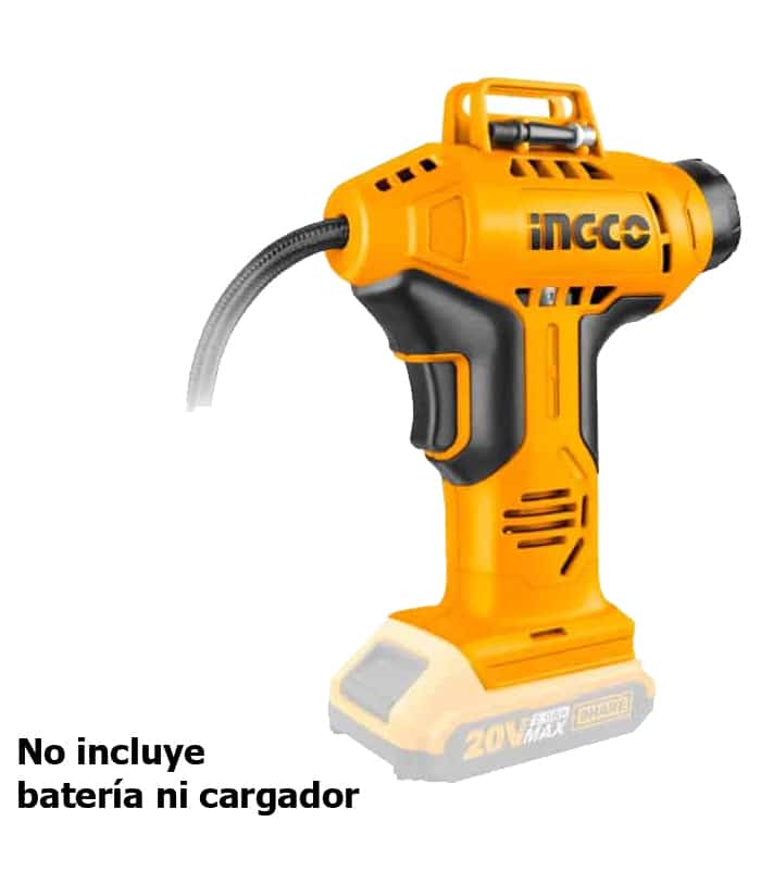 Inflador compresor a batería Ingco 20 V 150 PSI CACLI2018 (sin batería)