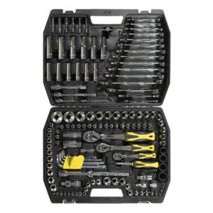 Juego de bocallaves Crossmaster 150 piezas encastre 1/4", 3/8" y 1/2"