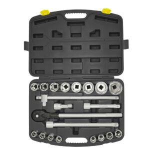 Juego de bocallaves Crossmaster 21 piezas encastre 3/4" milimétrico